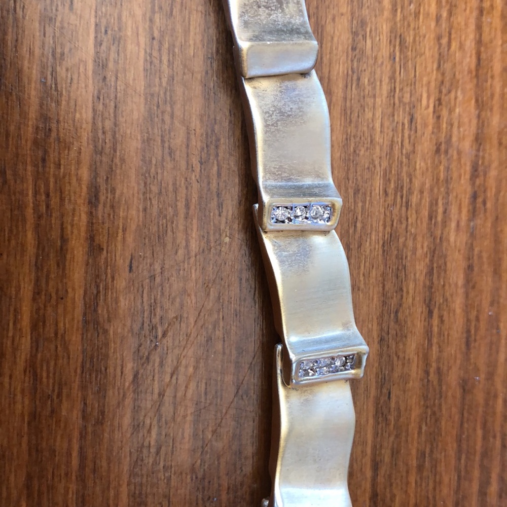 Beautiful gold belt, have hammered, half Sarausky crystals. - Picture 3 of 8